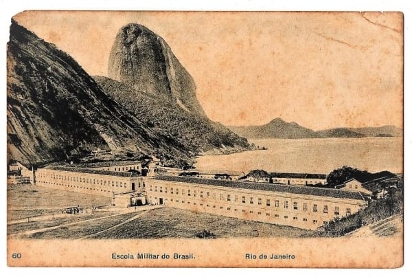 | Casa do Colecionador Cartao Postal Tipografico Escola Militar RJ - Anos 30