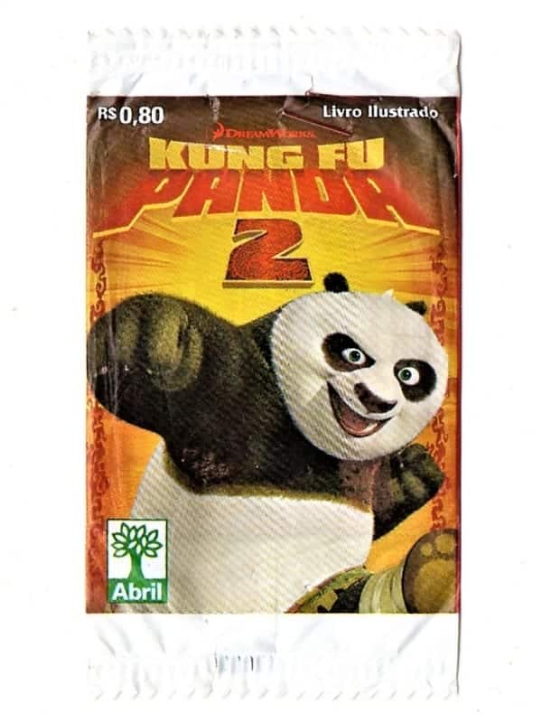 | Casa do Colecionador Envelope Original Lacrado Figurinhas Kung Fu Panda 2 Editora Abril - 2011