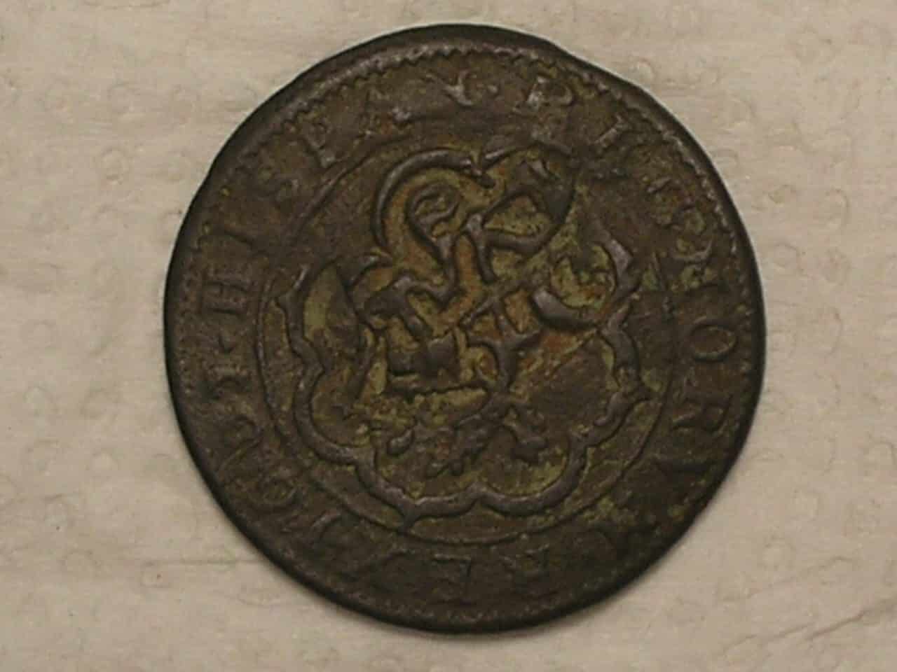 | Casa do Colecionador Espanha > Segovia) 8 Maravedis - 1602 de Philip III / com Carimbo / Cobre / Escassa / box1