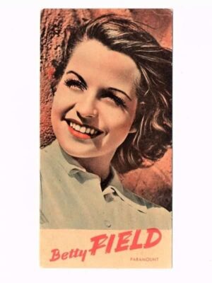 Estampas Lever Astros Do Cinema - Betty Field - Anos 40