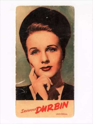 Estampas Lever Astros Do Cinema - Deanna Durbin - Anos 40