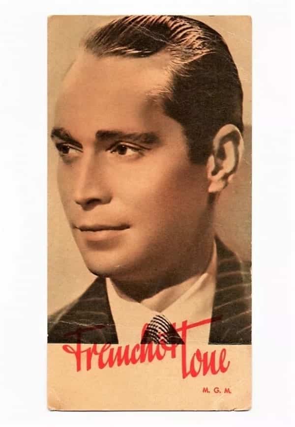 | Casa do Colecionador Estampas Lever Astros Do Cinema - Franchot Tone - Anos 40
