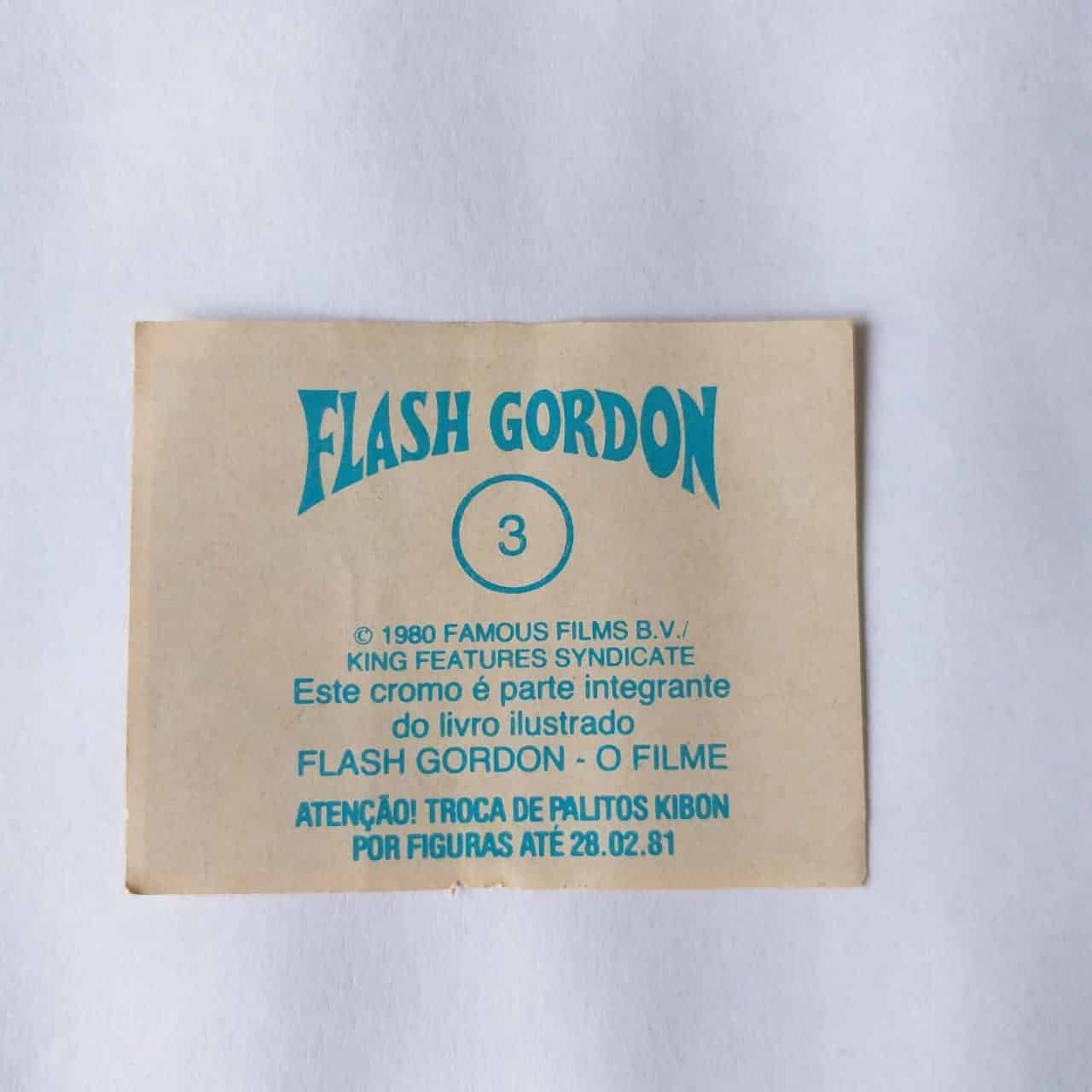 | Casa do Colecionador Figurinhas do Álbum Flash Gordon - O Filme - 1980