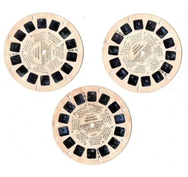 | Casa do Colecionador Filmes para Visor View Master - Missão Impossível - Seriado Tv - Gaf - 1968