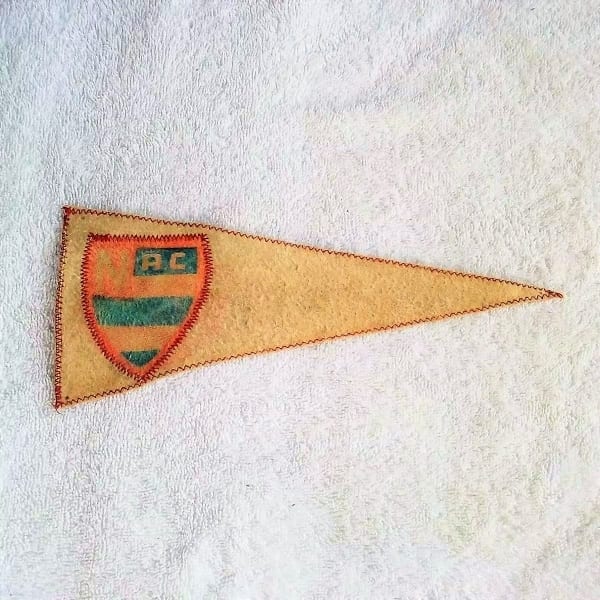 Flamula Antiga Futebol - Nacional Atletico Clube - São Paulo ( SP ) - Anos 50 - Feltro