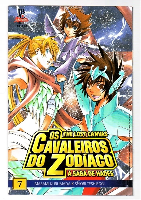| Casa do Colecionador Hq Gibi Mangá Cavaleiros do Zodiaco A Saga de Hades N° 7 - JBC - 2008