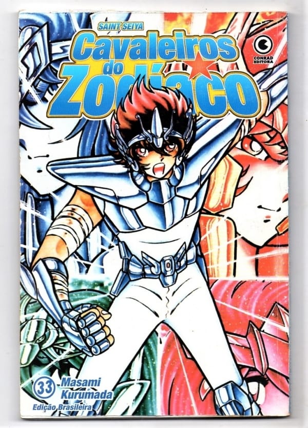 | Casa do Colecionador Hq Gibi Mangá Cavaleiros do Zodiaco Saint Seiya N° 33 - Conrad Editora