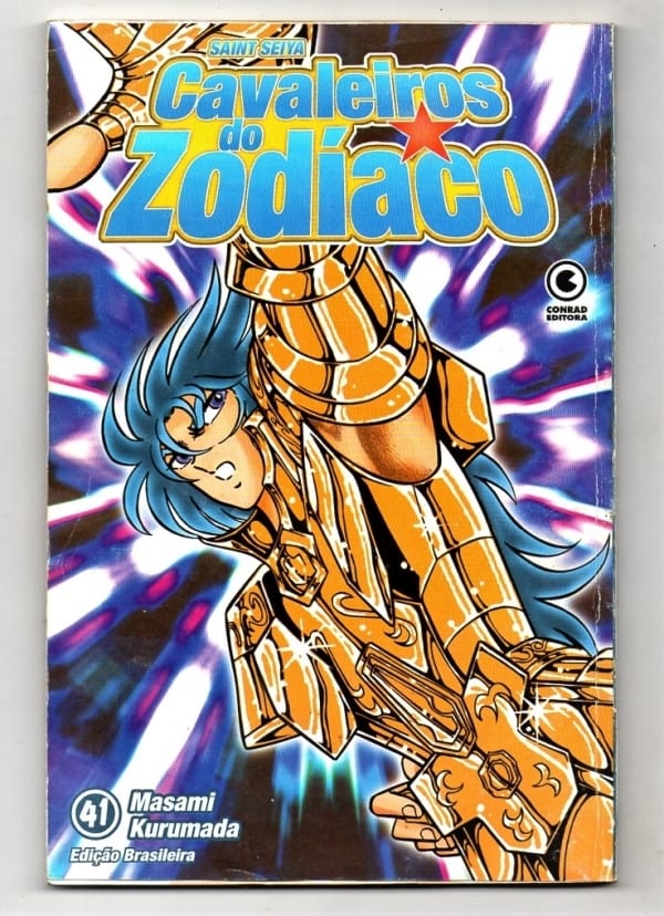 | Casa do Colecionador Hq Gibi Mangá Cavaleiros do Zodiaco Saint Seiya N° 41 - Conrad Editora