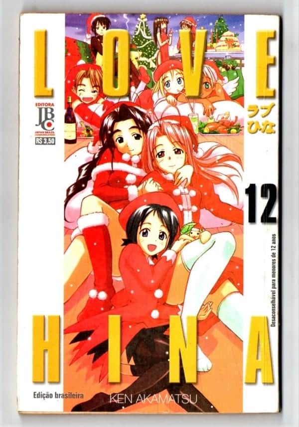 | Casa do Colecionador Hq Gibi Mangá Love Hina N° 12 - Ken Akamatsu - JBC - 1999