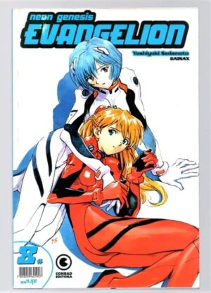 Hq Gibi Mangá Neon Genesis Evangelion N° 8 - Conrad Editora - 2001