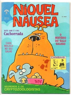 Hq Gibi Niquel Nausea - Ano II Nº 10 - Palhaço Editoral - 1990 - Formatão