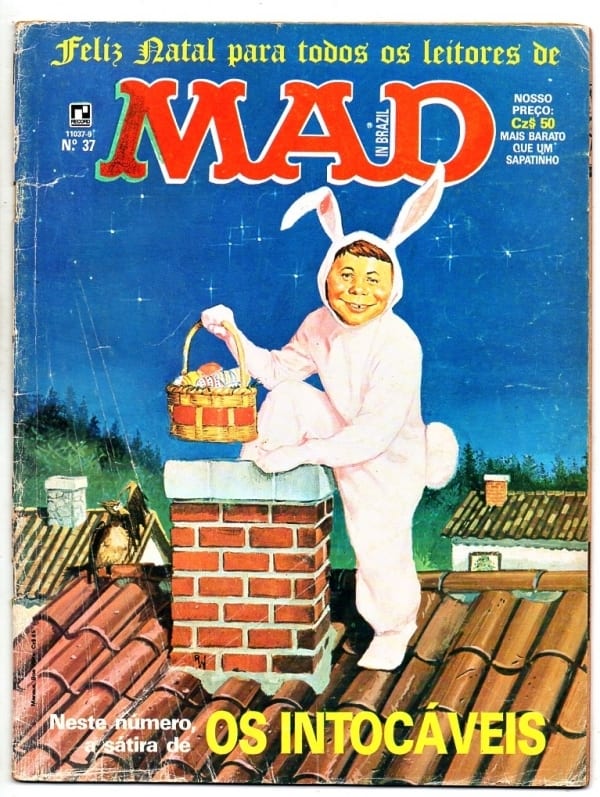 | Casa do Colecionador Hq Gibi Revista Mad - Nº 37 - Editora Record