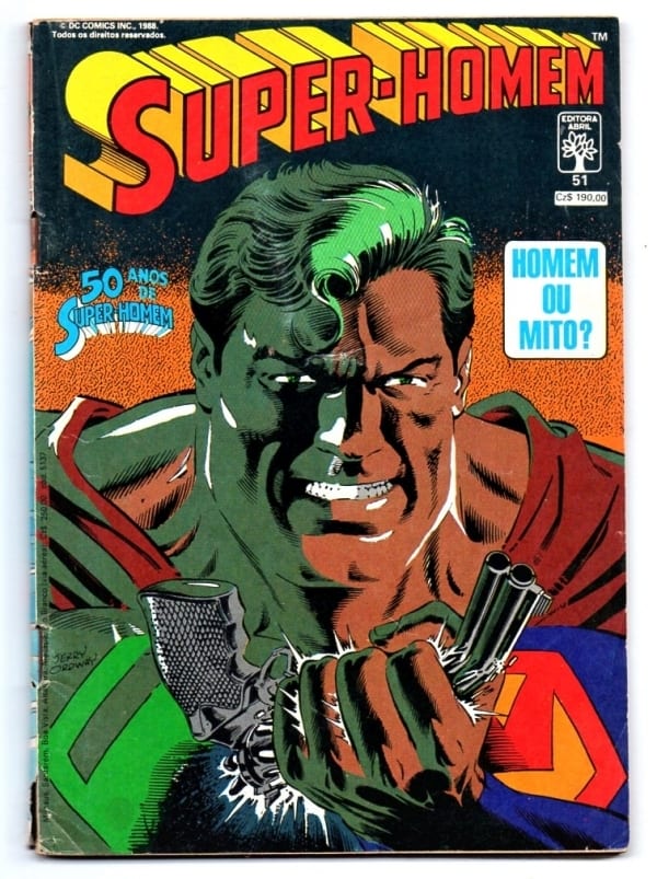 | Casa do Colecionador Hq Super-Homem - Nº 51 - Editora Abril - 1988