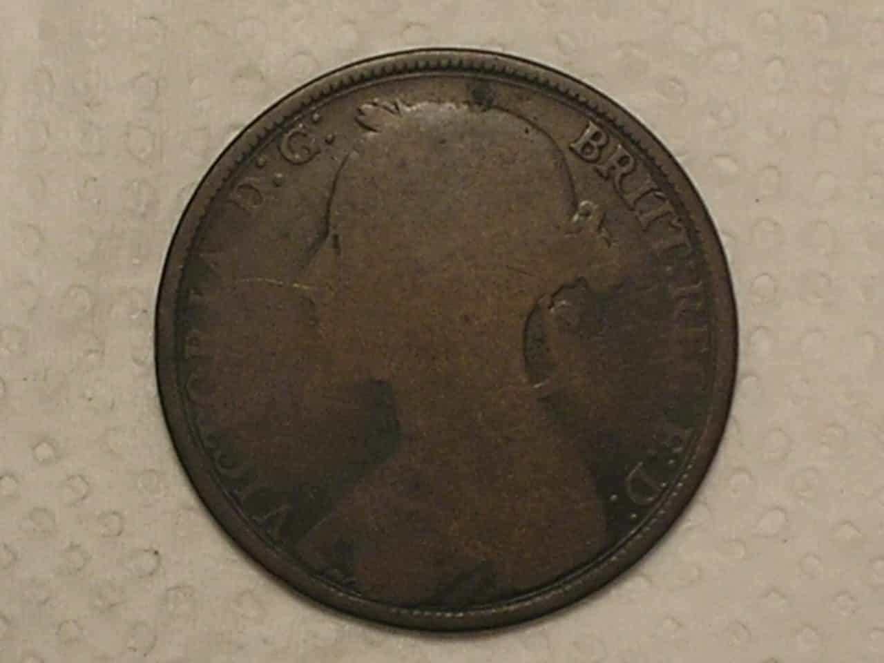 | Casa do Colecionador Inglaterra) 1 Penny - 1884 / 1887 / 1890 / 1896 / Bronze / box2