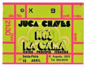 Ingresso Antigo - Juca Chaves - Nos Na Cama - Anos 80 stars (0.0)