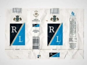 Maço Carteira Embalagem Cigarro RL Suave - Argentina