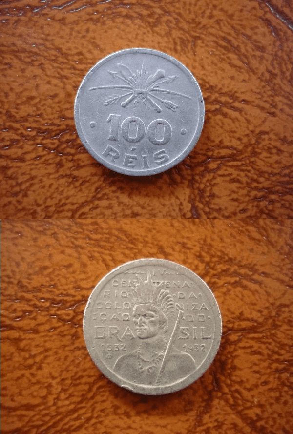 | Casa do Colecionador MOEDA 100 RÉIS 1932 COMEMORATIVA .