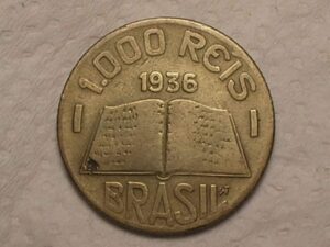 Moeda de 1.000 Réis - 1936 - Anchieta / Bz / Cod. 780.1