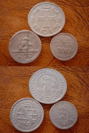 MOEDAS 100-200-400 RÉIS 1932 COMEMORATIVAS .