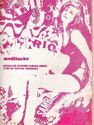 Partitura para Piano - Meditação - Tom Jobim / Newton Mendonça - RCA