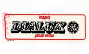 Plastico Adesivo Dialux - Imagem Jamais Obtida - General Eletric - Anos 60