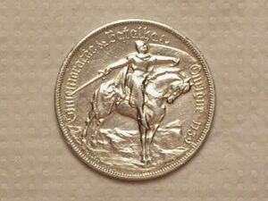 Portugal) 10 Escudos - 1928 - Batalha de Ourique / Prata / Soberba / Escassa / cod.240