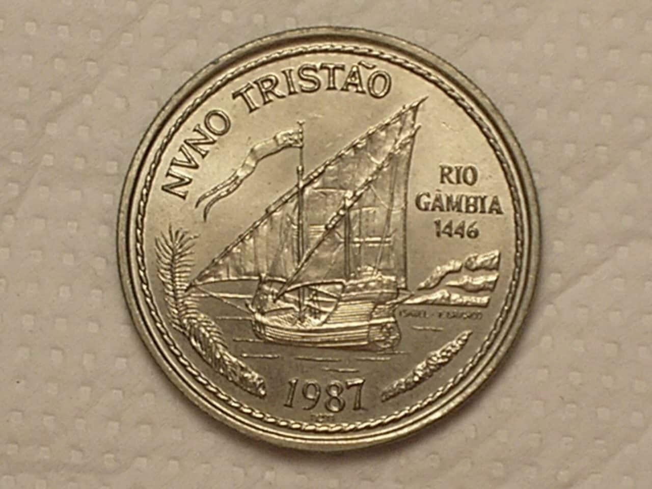 | Casa do Colecionador Portugal) 100 Escudos - 1987 / Nuno Tristão / Ni / Flor de Cunho / box10