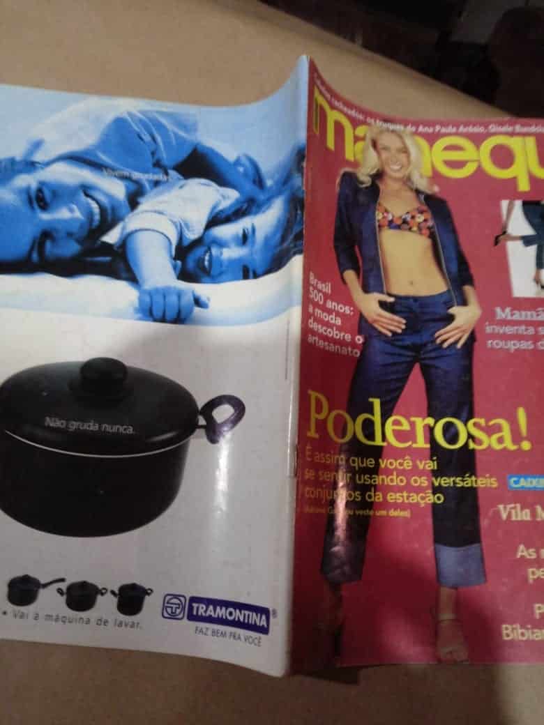 | Casa do Colecionador Revista Usada Manequim 484 2000 Adriane Galisteu Poderosa 2