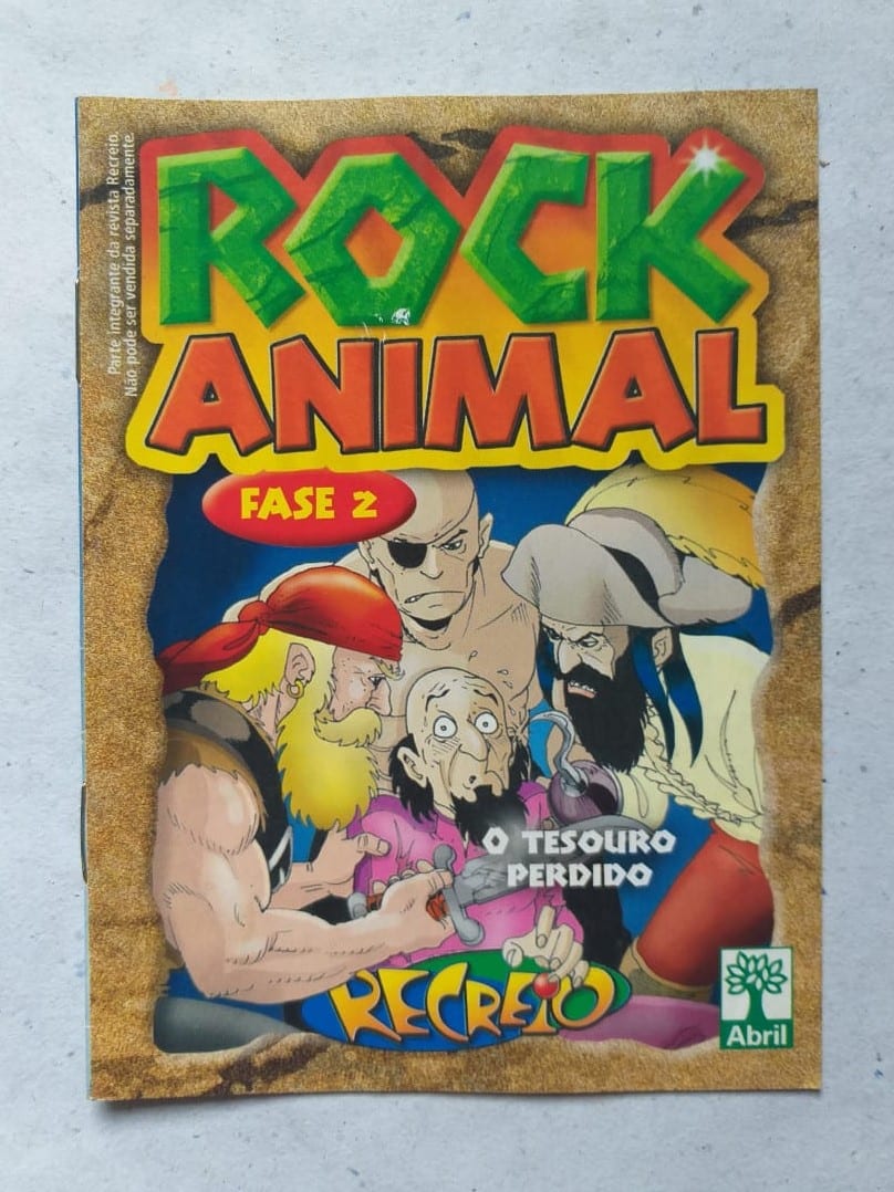 | Casa do Colecionador Rock Animal (Fase 2) - O Tesouro Perdido (Recreio - Abril)