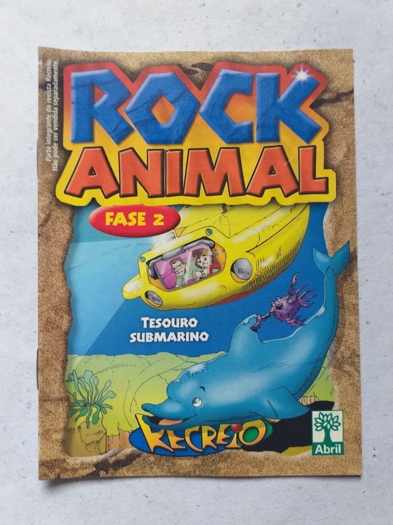 | Casa do Colecionador Rock Animal (Fase 2) - Tesouro Submarino (Recreio - Abril)