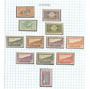 SELOS DE SENEGAL LOTE 88