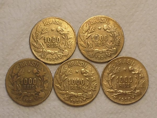 | Casa do Colecionador Série 1.000 Réis - 1924/1925/1927/1928/1931-escassa / cod. 590