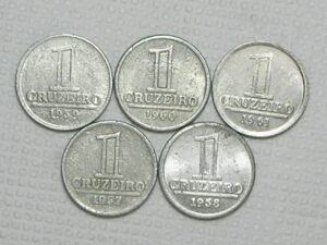 Série Completa 1 Cruzeiro de 1957 a 1961 / Cod. 180.1