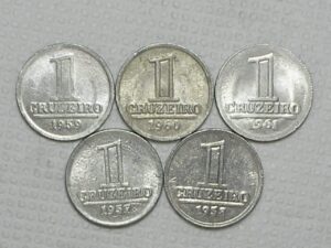 Série Completa 1 Cruzeiro de 1957 a 1961 / Cod. 180.2