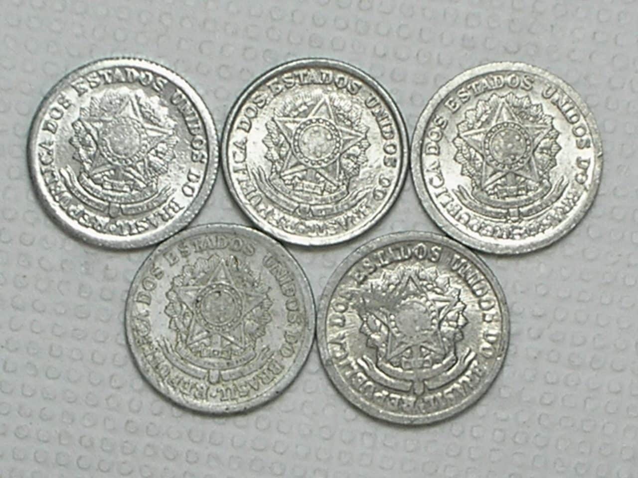 | Casa do Colecionador Série Completa 1 Cruzeiro de 1957 a 1961 / Cod. 180.4