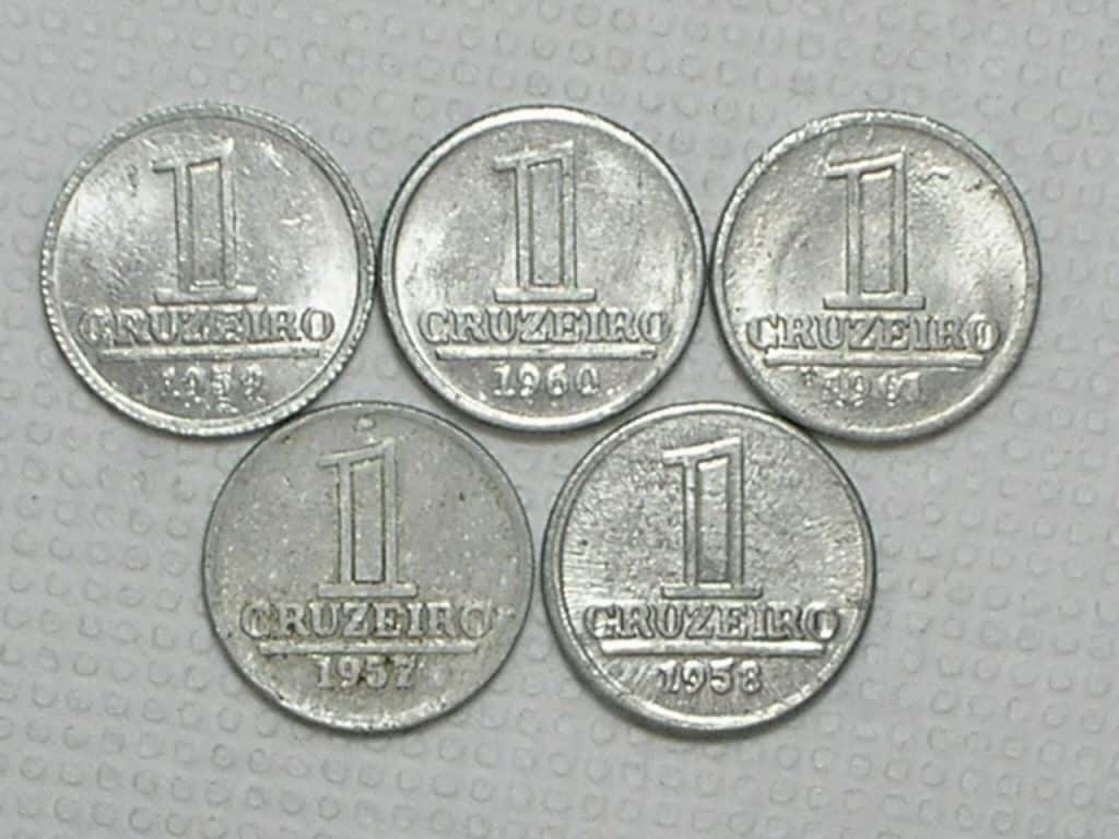 | Casa do Colecionador Série Completa 1 Cruzeiro de 1957 a 1961 / Cod. 180.4