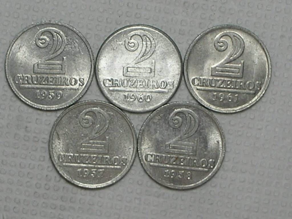 Série Completa 2 Cruzeiro de 1957 a 1961 / (1957 é escassa) / 180.3