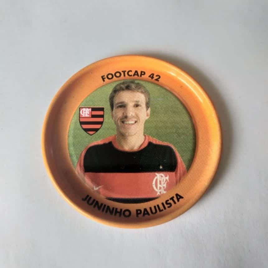 Tazo Footcap Nº 42 - Juninho Paulista - Flamengo (Desafio de Campeões - Brasileirão 2007)