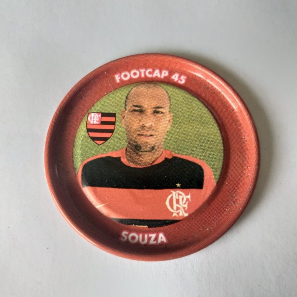Tazo Footcap Nº 45 - Souza - Flamengo (Desafio de Campeões - Brasileirão 2007)