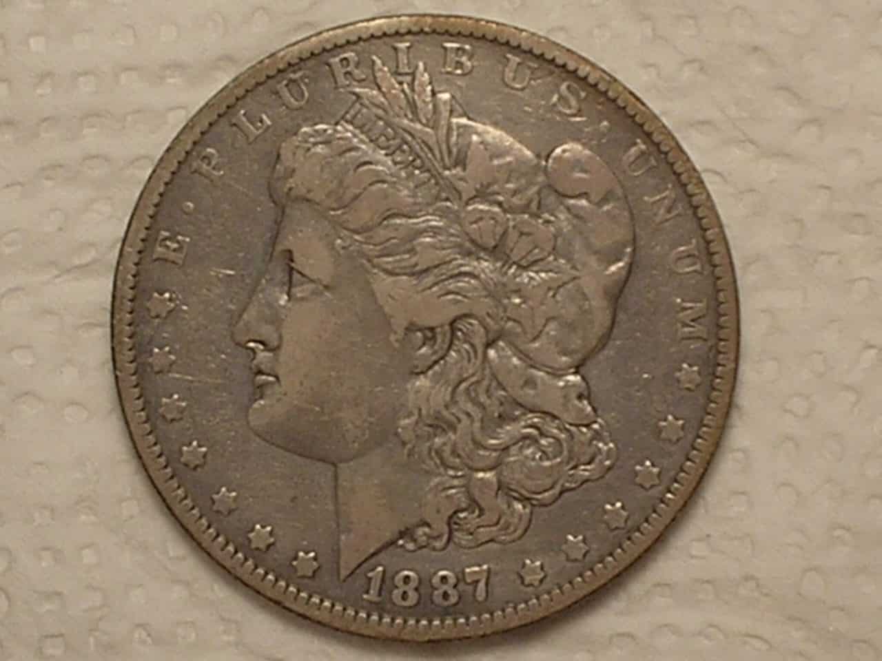 | Casa do Colecionador Usa) 1 Dollar Morgan - 1887-O / Vf - Mbc / Prata / usa02