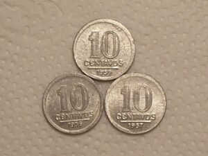 10 Centavos - 1956 / 1957 / 1959 ... Sob/Flor / cod. 760.1