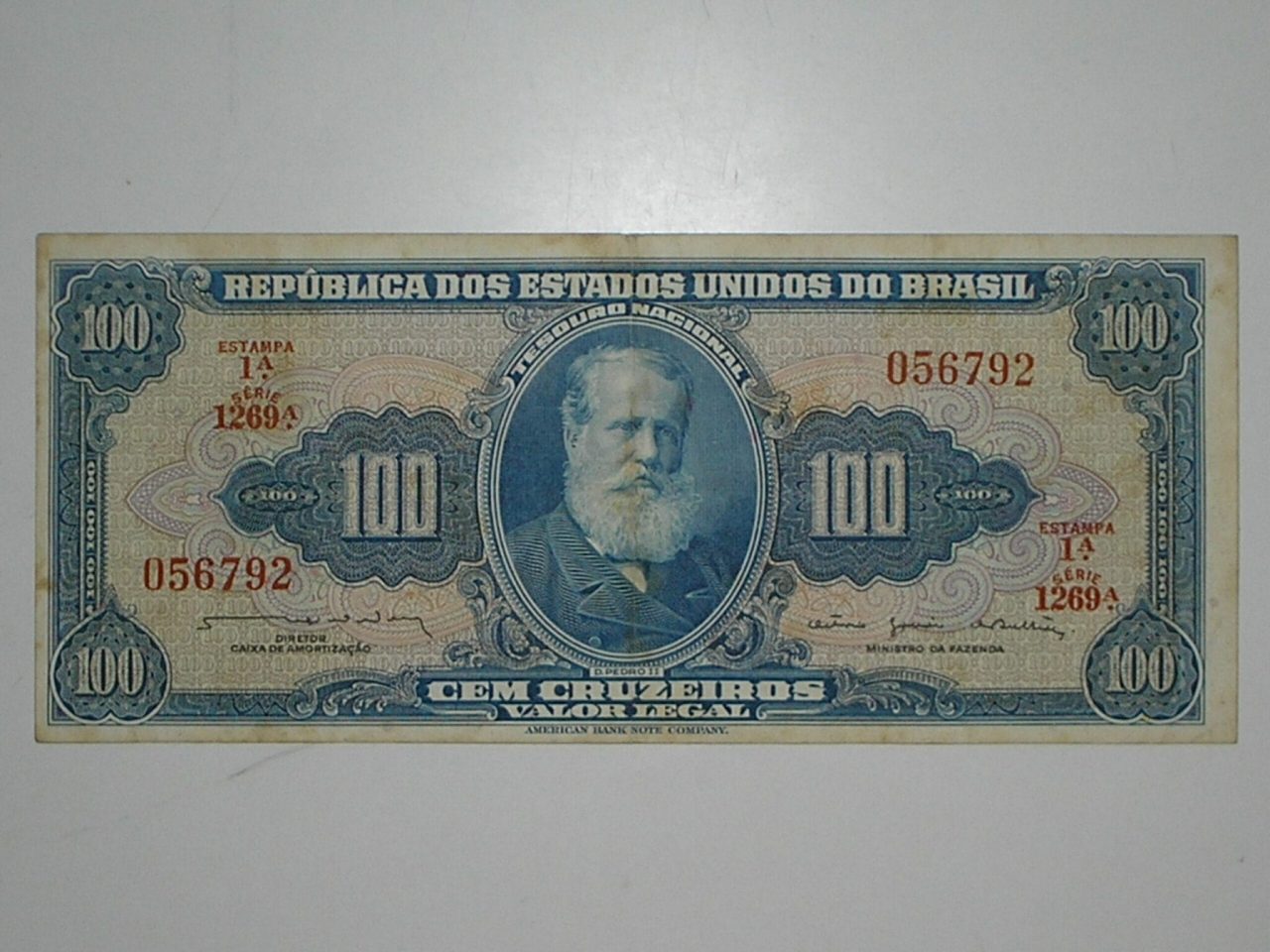 | Casa do Colecionador 100 Cruzeiros C-035 / D.Pedro II / Mbc / 056792
