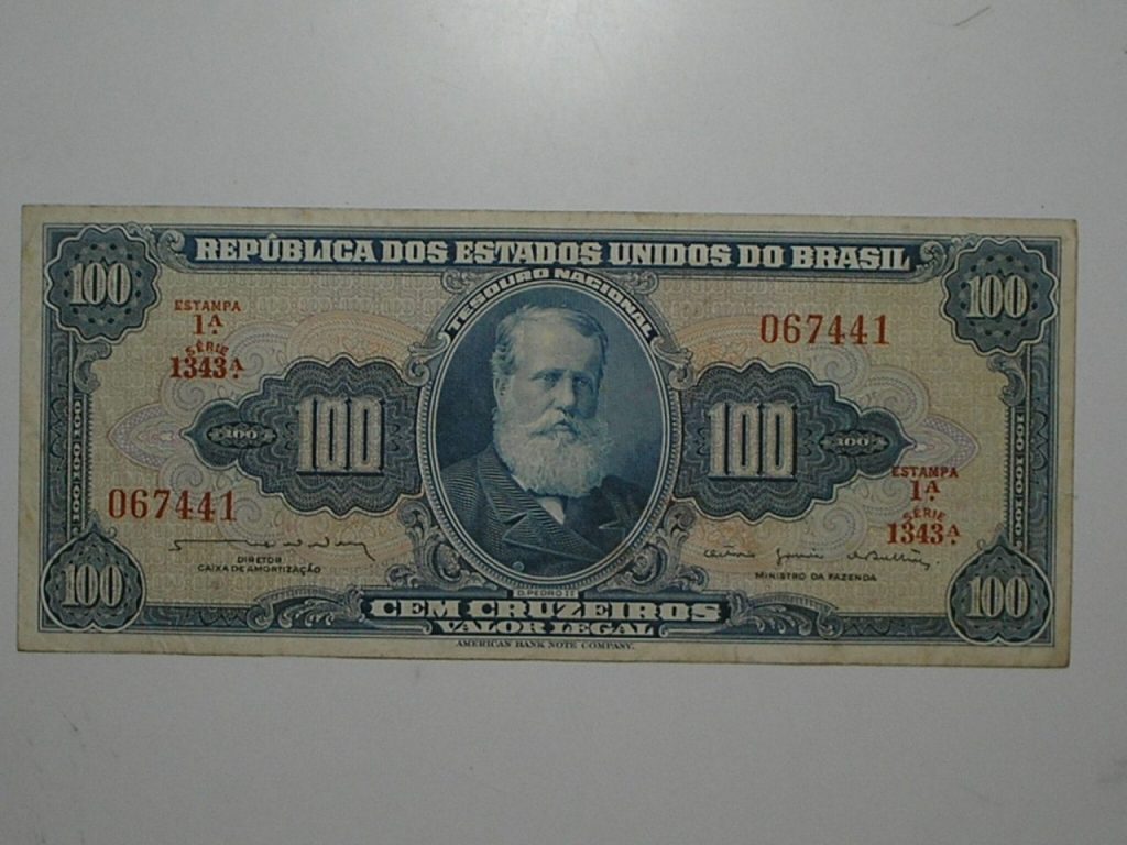 | Casa do Colecionador 100 Cruzeiros C-035 / D.Pedro II / Mbc / 067441
