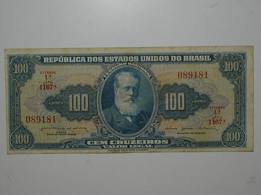 | Casa do Colecionador 100 Cruzeiros C-035 / D.Pedro II / Mbc / 089181