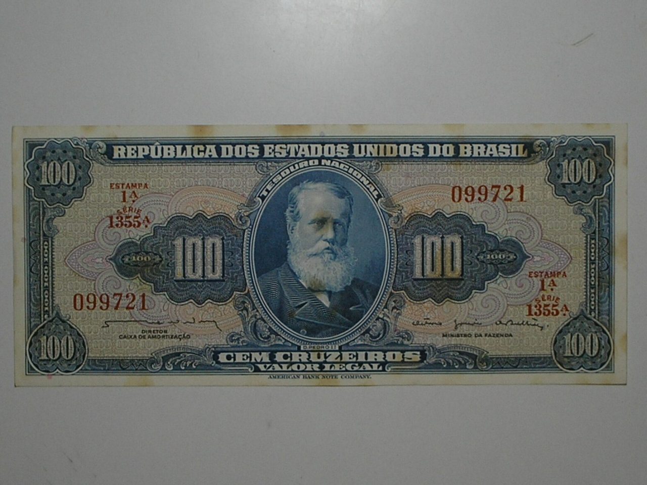 | Casa do Colecionador 100 Cruzeiros C-035 / D.Pedro II / Soberba / 099721