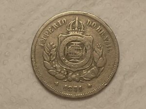 100 Réis - 1871 ... Níquel do Império /cod. 600.2