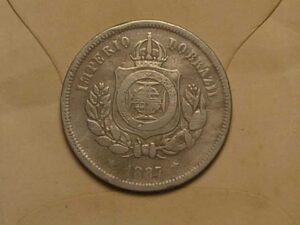 100 Réis - 1887 / Império do Brasil / cod. 700