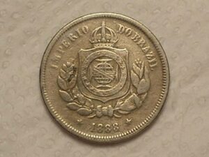 100 Réis - 1888 / Império do Brasil / Mbc / cod. 600.2