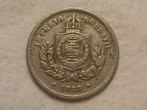 100 Réis - 1888 / Império do Brasil / Mbc / cod. 600.5
