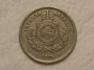100 Réis - 1889 / Império do Brasil / Mbc / cod. 600.3